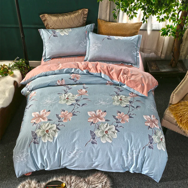

100% Cotton Duvet Cover Sets Russia Europe Size White and Black Bedding Sets King Quilt Cover Set Bed Cover Home Textiles Letter