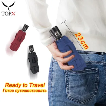 

Mini Pocket Portable Umbrella Rain Women Men Fully Automatic 5Folding Waterproof Umbrellas Small Ultralight Travel Kids Umbrella