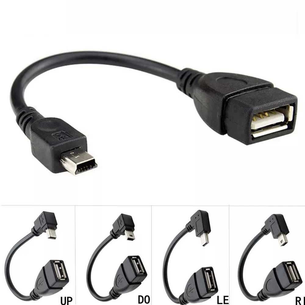 

Test vor senden USB EINE Frau zum Mini USB B Stecker Kabel Adapter 5P OTG V3 Port Daten Kabel für Auto Audio Tablet Für MP3 MP4