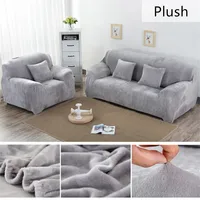 Thicken Plush Elastic Sofa Covers 3