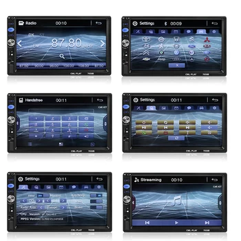 

2 Din Car Stereo 7 Inch MP5 Player USB FM Radio AUX Input Car Multimedia Player Touch Screen Bluetooth Hands Free Calling