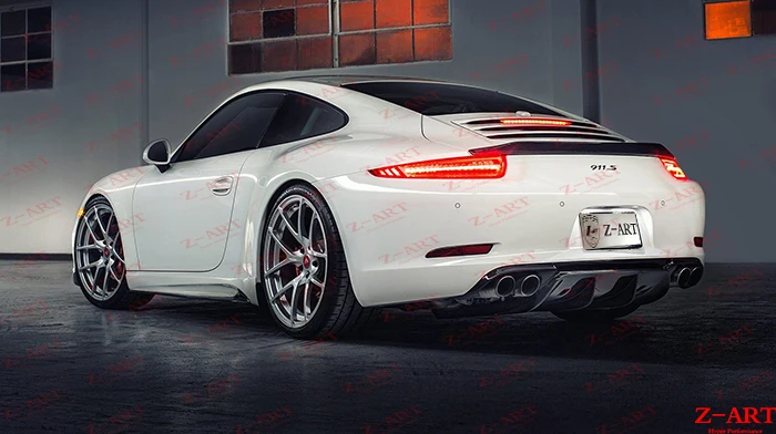 Z-ART карбоновый Комплект кузова для Porsche 911 2012- карбоновое волокно для Porsche 991,1 карбоновый Набор для тюнинга
