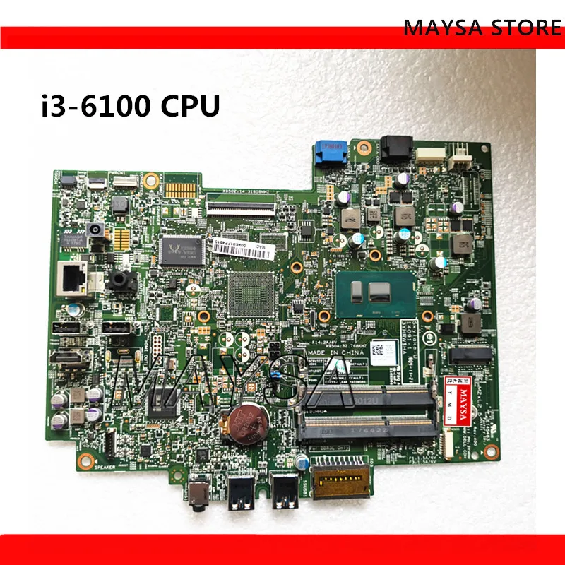 Skylake-U 14091-1 3YHRW X441W D90HM V2FYD NF8GV I3-6100U материнская плата для ноутбука Dell Inspiron 20 3059 22 3263 24