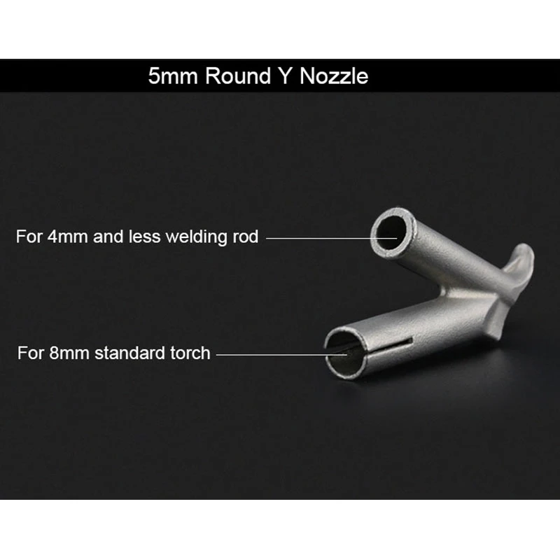 Round Y Hot Gun Nozzle Plastic Speed Welding Tip Leister Vinyl Welder Tools Nozzle For Welding Polypropylene Polythene PVC ABS