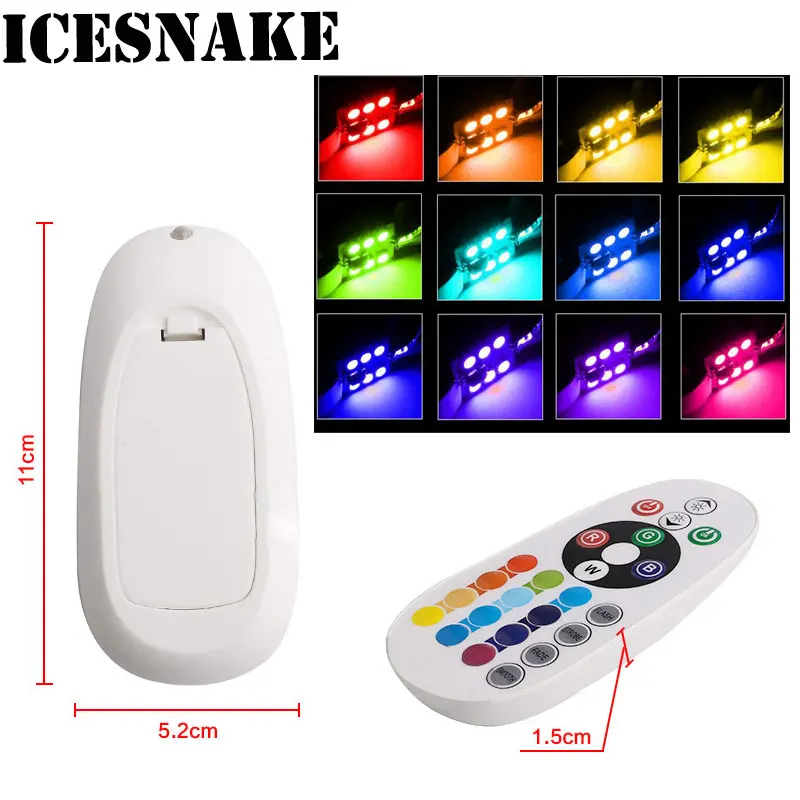 RGB 5050 6SMD C5W LED C10W гирлянда Автомобильная Лампа Inteiror купол лампа для чтения двери 12 В