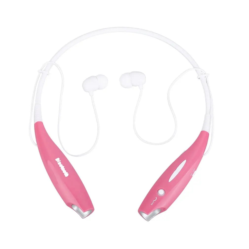 pink HV800, Спортивная стерео bluetooth-гарнитура, беспроводные наушники, наушники с шейным ремешком, наушники с Bluetooth для мобильного телефона, Bluetooth наушники - Цвет: pink
