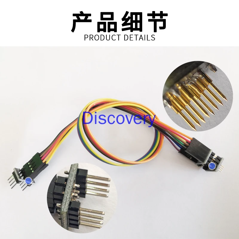 Burn Test Probe Pogo Pin 1.27 Chip SOP WSON SOIC VSOP SPI FLASH 8P With Cable 30cm