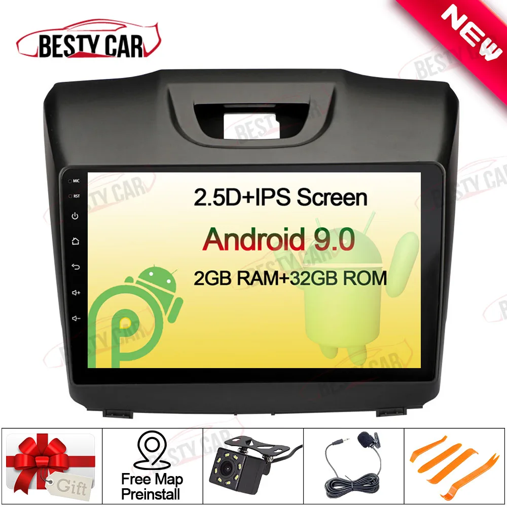 Flash Deal 9" Android 9.0 Car Multimedia Player Stereo GPS for Chevrolet Trailblazer Colorado S10 navigation 2.5D+IPS Bluetooth DVR OBD2 0 Flash Deal 9" Android 9.0 Car Multimedia Player Stereo GPS for Chevrolet Trailblazer Colorado S10 navigation 2.5D+IPS Bluetooth DVR OBD2 0