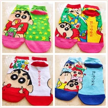 Shinchan носки crayon shin-chan мультфильм носки женские Япония милые sox милые носки 10 пар N6-W3