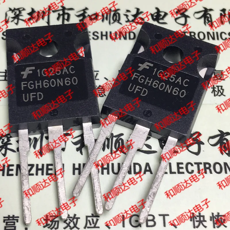 5 шт./лот FGH60N60UFD с изолированным затвором(IGBT) 600V 60A TO-247