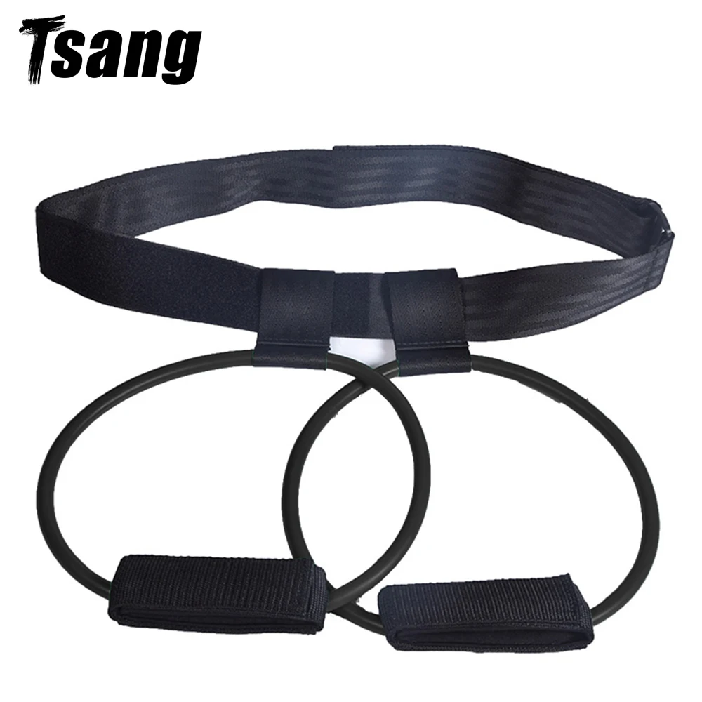 

Tsang Booty Butt Training Band Hip Waist Belt Legs Pedal Exerciser Muscle Workout Equipment Indoor Yoga Fitness Elastic Band