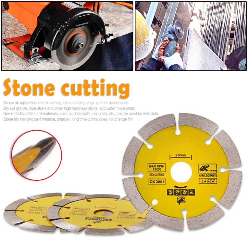 

Dry Or Wet Circular Cutting Disc Continuous Rim Diamond Saw Disc Wheel Saw Specialized Stone Cutting Sheet For Angle Grinders