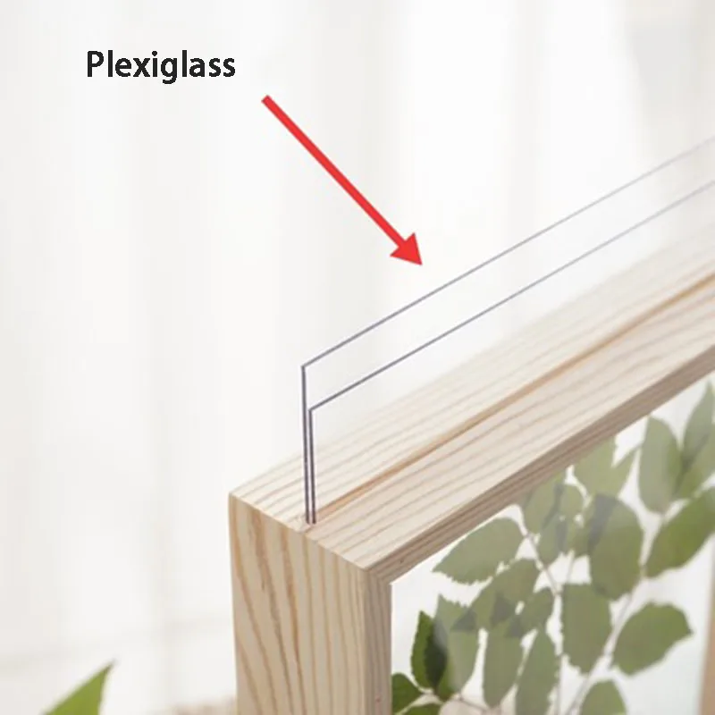 Деревянные рамки для фотографий креативная фоторамка из оргстекла с двумя