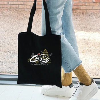 

Kawaii Creative Plant Print Theme Large Capacity Canvas Tote Bag Reusable Eco Bag Women Beach Shopper Bags for Women ladies