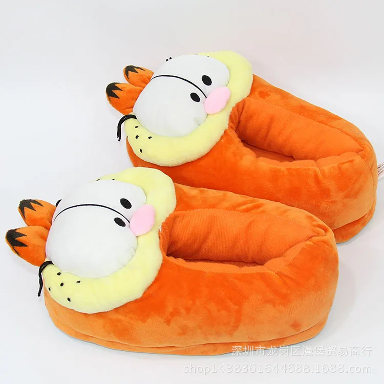 

2020 winter animal plush indoor slippers cartoon furry fluffy house home with fur flip flops women mules platform bow faux flat