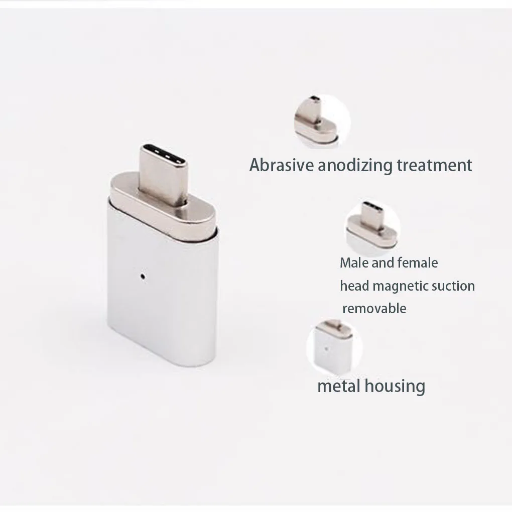 Type-c Magnetic Charging Plug Laptop Notebook Computer Fast Charging Converter Compatible For Macbook