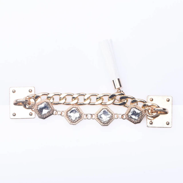 1 Pcs New Designer Chain Shoe Charms Croc Accessories Metal Charm Decoration for Croc Clog Shoes Pendant Buckle for Girl Gift r6651