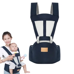 Sac à dos ergonomique pour bébé de 0 à 48 mois, avec siège de hanche pour nouveau né, écharpe enveloppante multifonction, tabouret de taille kangourou 