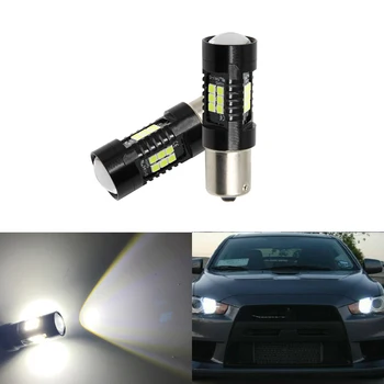 

For Mitsubishi Lancer or Evolution X 2010-2014 CANbus 1156 P21W BA15S 3030-SMD Projector Led Front Daytime Running Light Bulbs