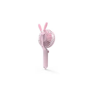 

Creative Personality Cute Mini Rabbit Handheld Usb Charging Small Fan Student Fan Summer Portable Small Fan Ventilation Fan 5v