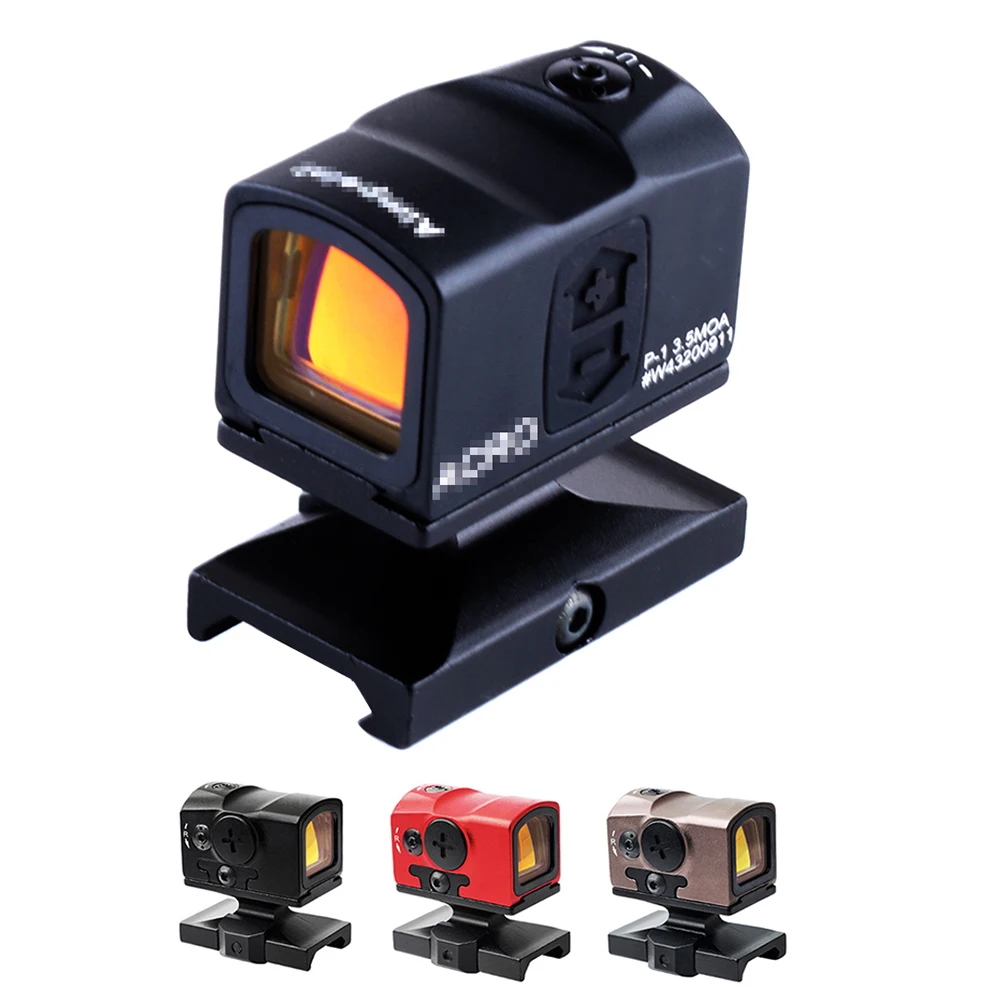 Тактический прицел P1 с красной точкой компактный оптический голографический для