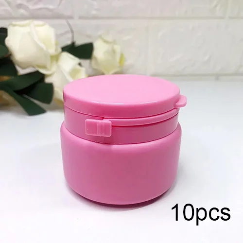 10pcs Pink Happy Monkey 20pcs120ml Slime Box пластик милый розовый белый Slime контейнеры банки коробка для хранения для облаков прозрачный хрустящий Slime глина - Цвет: 10pcs Pink