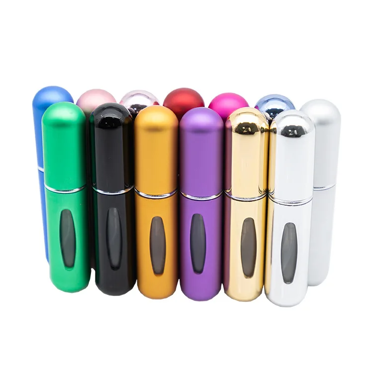 5/10/20/pcs 5ml Refillable Perfume Bottle Spray Atomizer For Travel