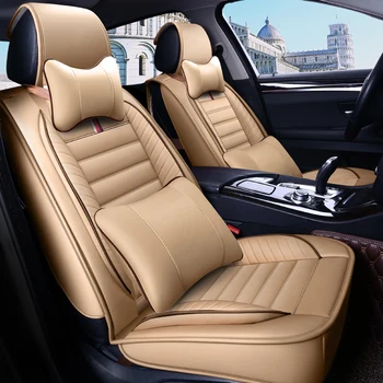 

Full Coverage Eco-leather auto seats covers PU Leather Car Seat Covers for Land rover freelander landrover2008 range discovery