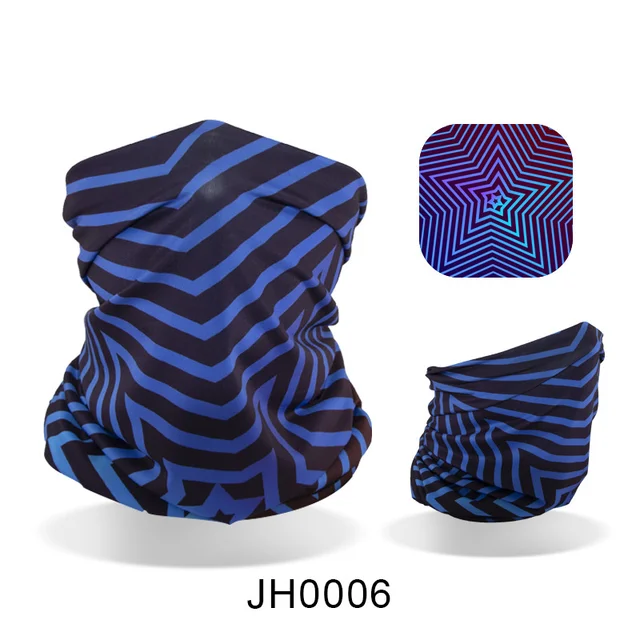 2021Multifunctional Cycling Outdoor Sport Magic Scarf Men Women Camping Hiking Scarves Sun Protection Bandana Neck Gaiters scarf Jh0006