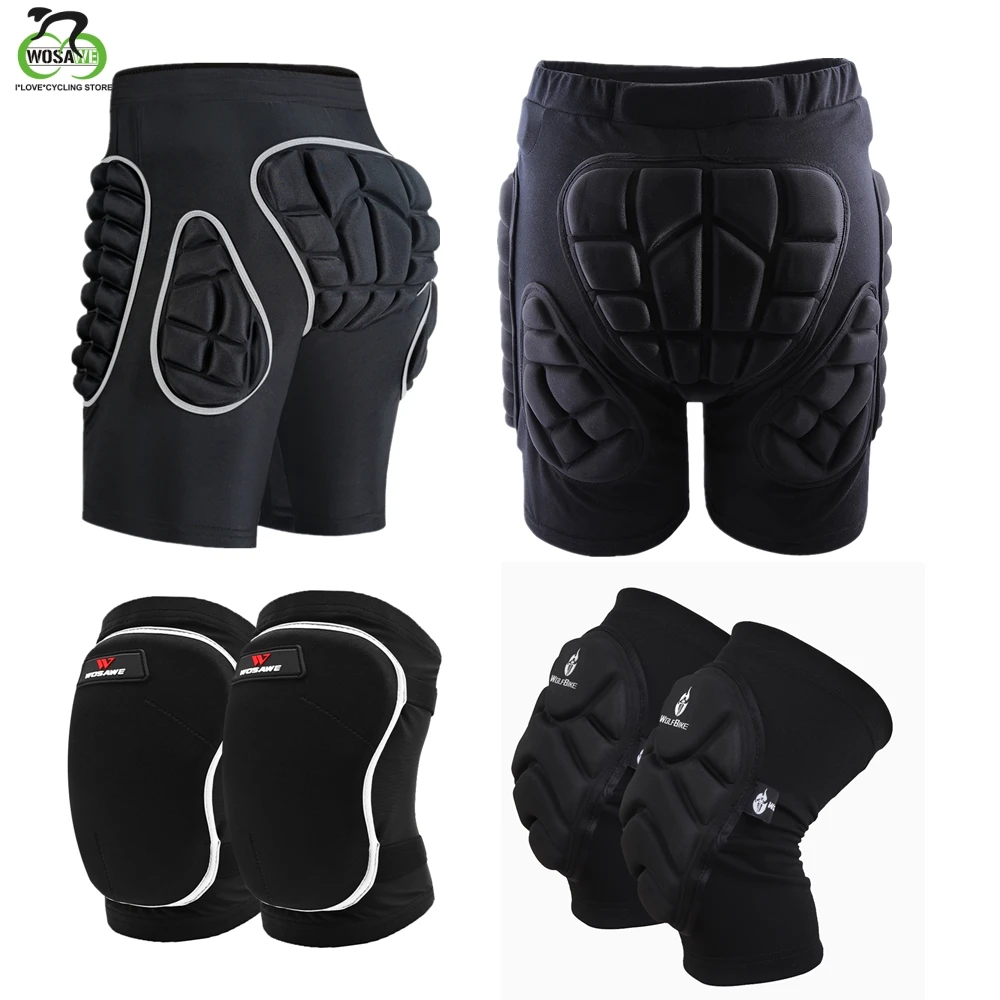 Skiing-Snow-Shorts Snowboard-Pants Protection Skate Winter WOSAWE Men Bottom-Padded-Amor