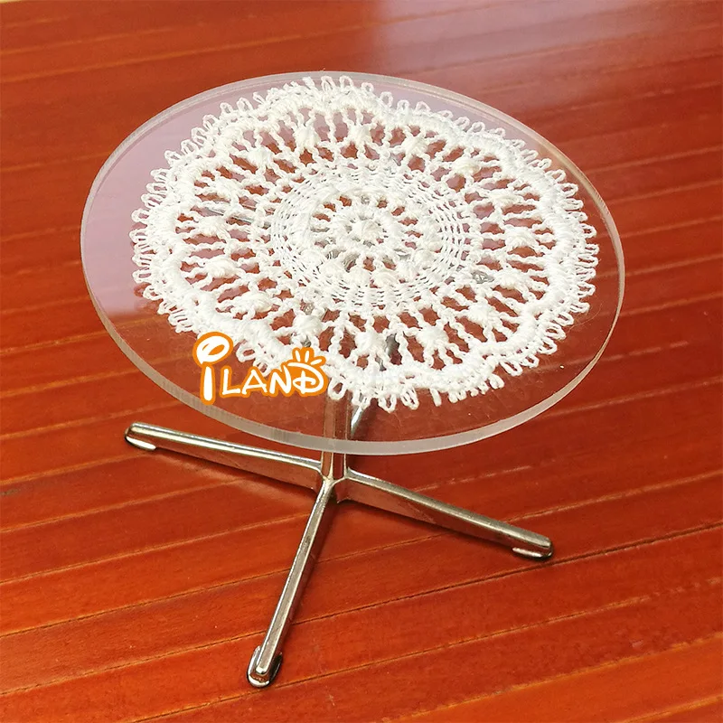 1: 12 кукольный домик DIY хижина Аксессуары для мини-мебели полый кружевной коврик для стола