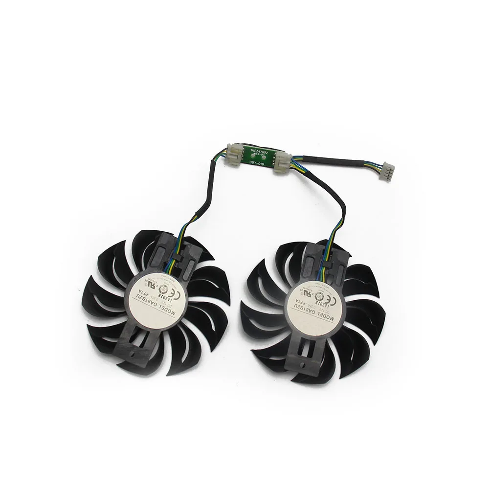 Вентилятор Охлаждения видеокарты GA81B2U DC12V 0.38A RX 460 для DATALAND PowerColor RX460