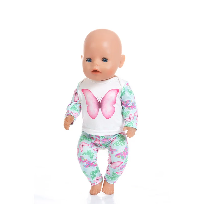 Born New Baby Fit 18 дюймов 43 см кукольная одежда кукла клубника ананас, фрукты и волосы лента костюм аксессуары для ребенка подарок - Цвет: Золотой