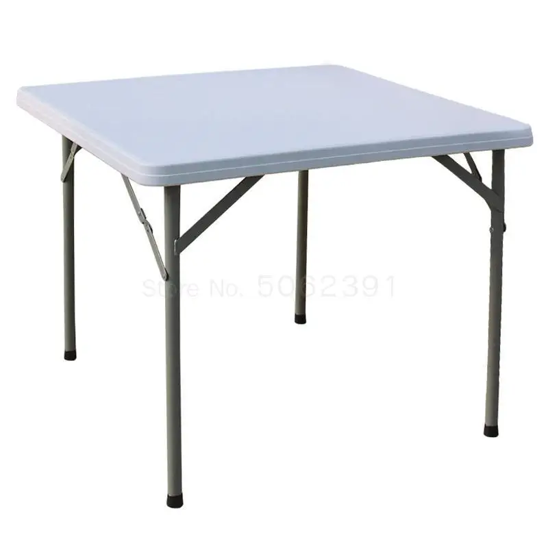 

Folding Square Table Household Simple Mahjong Table Square Dining Table Outdoor Portable Table And Chair Small Huxing Dining Tab