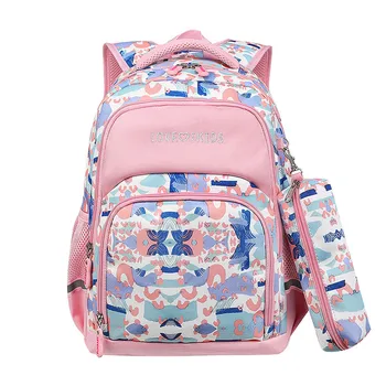 

New Girl School Backpacks School Bags for Boys Girls School Bag Kids Book Bags 1-6 Grade Satchel