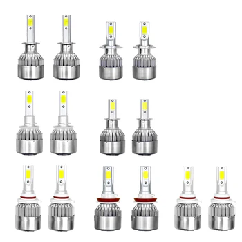 

2pcs LED headlight bulb 72W 7600LM LED headlight conversion kit - 6000K Xenon white low beam / fog light