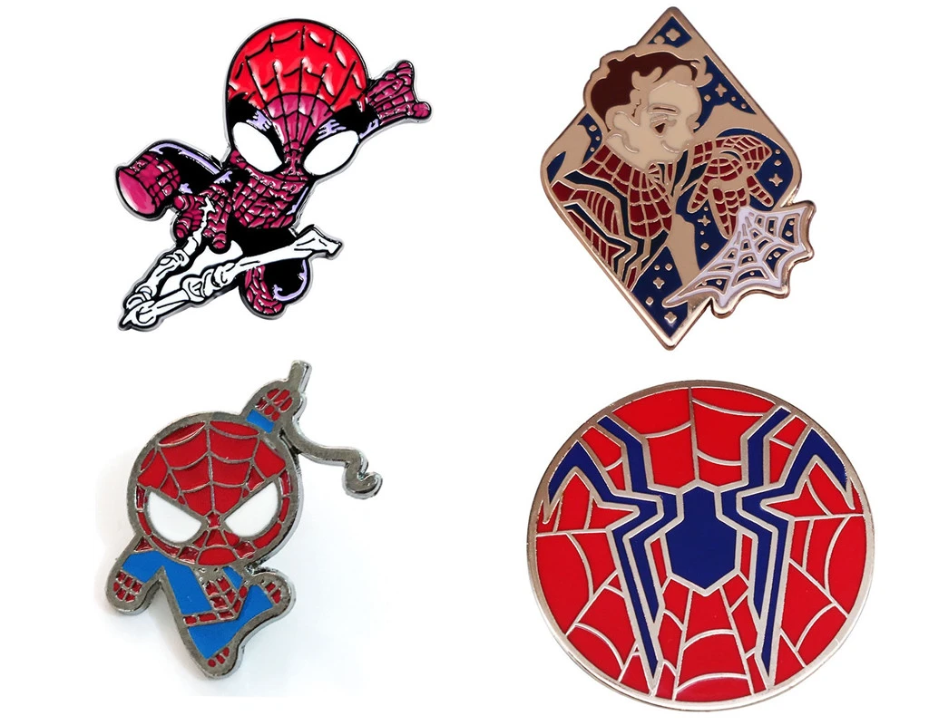 Creative Marvel Cartoon Brooch Avengers Superhero Spiderman Enamel Metal  Badge Couple Jewelry Bag Decoration Clothing Pin Gift - Brooches -  AliExpress