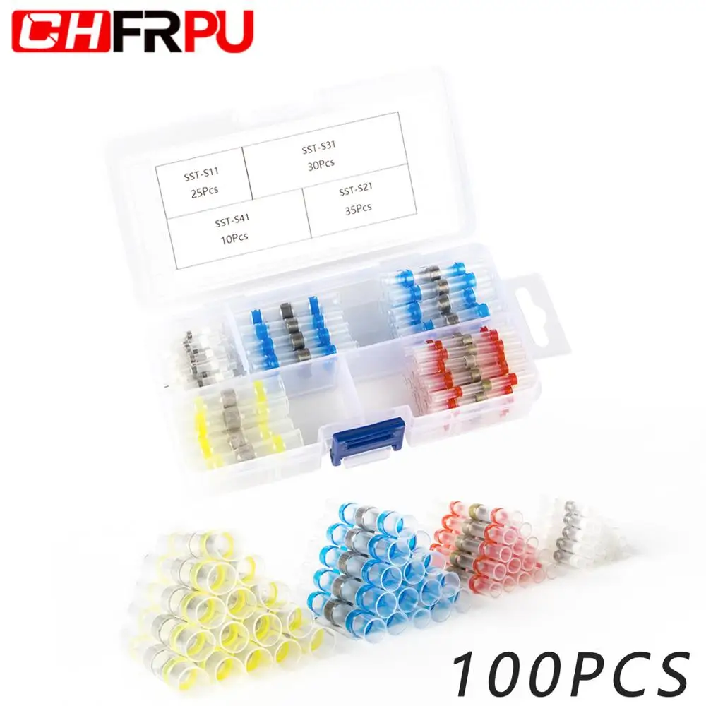 

100PCS/150PCS Insulation waterproof and anti-corrosion solder seal wire connectors sleeve Electrical accessories Heat shrink box