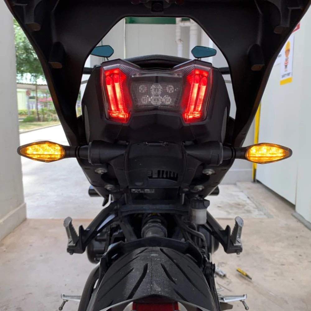 Spirit Beast Motorcycle LED Turn Signal Light Indicator 12V