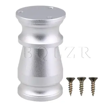 

BQLZR 8cm Matte Silver Adjustable Furniture Feets Space Aluminum Replacement