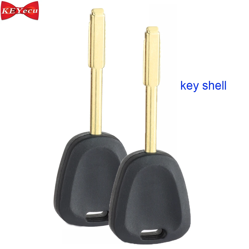 KEYECU 2pcs for Jaguar XJ8 XJR XK8 XKR Car Key Shell Case Fob Without Transponder Chipfobfob