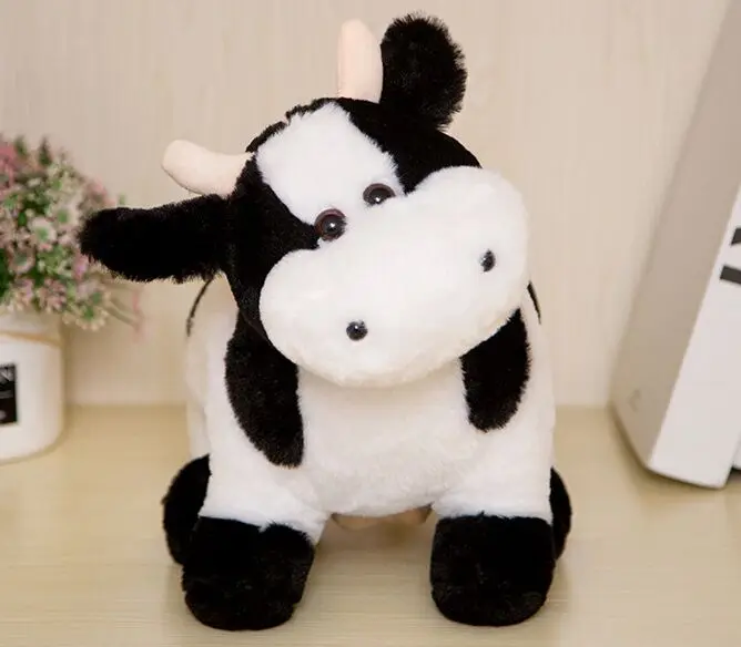 Новая игрушка около 30 см плюшевая игрушечная корова молочная корова мягкая кукла бросок рождественские подарки Подушка b1785