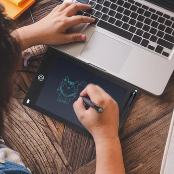 

Multi-function LCD Writing Tablet Partially Erasing Drawing Board Electronic Notepad Built-In Button Battery Graffiti WordPad