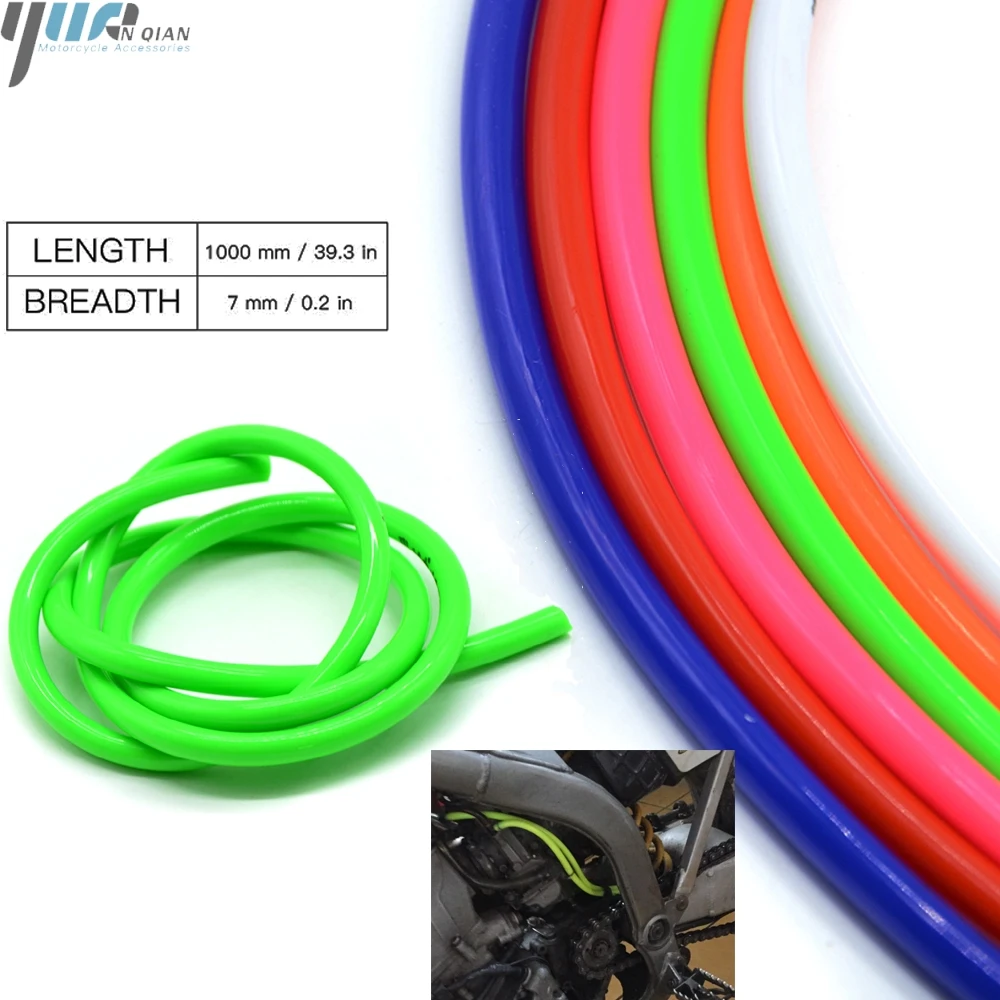 

1m Motorcycle Bike Fuel Gas Oil Delivery Tube Hose Petrol For triumph daytona 675 2007 Ducati Monster S4R Pipe Dirt Pit Bike ATV