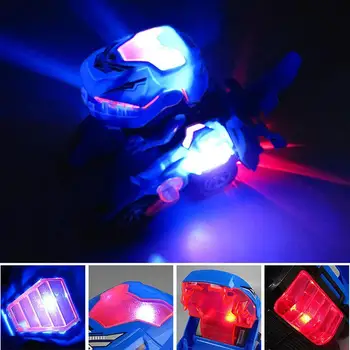 

New Dinosaur Transformed Electric Toy Car General Universal lWheeled Robot Refitting Vehicle Car with LED Voice Children's Gift