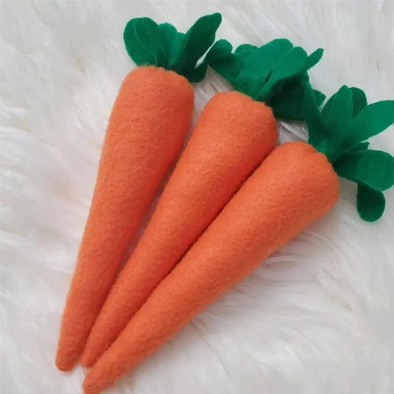 carote mininatura 40 carote artificiali in schiuma pasquale cucina artigianato feste fai da te Amosfun decorazione da giardino coniglietto giocattoli di carote finte per casa verdure