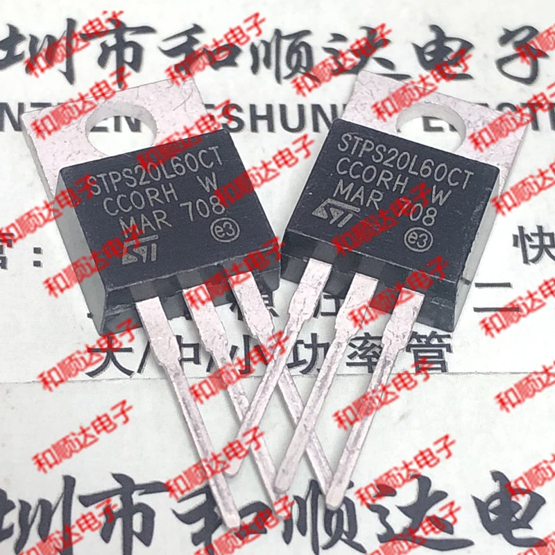 10 шт./лот STPS20L60CT новое место, чтобы-220 60V 10A