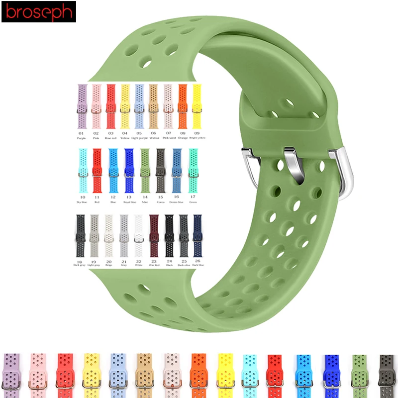 Nike ремешок для Apple Watch Band 4 40 мм 44 мм Мягкие силиконовые спортивные ремни для Iwatch 4 3 2 1 38 мм 42 мм ремешок для часов браслет