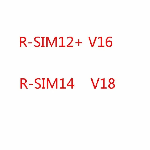 

R-SIM14 V18/12 Plus V16 Unlock RSIM Card Adapter Smart Phone Accessory For IPhone 11, 11 Pro, 11 Pro Max Xs Max, XR, XS, X, 6, 7