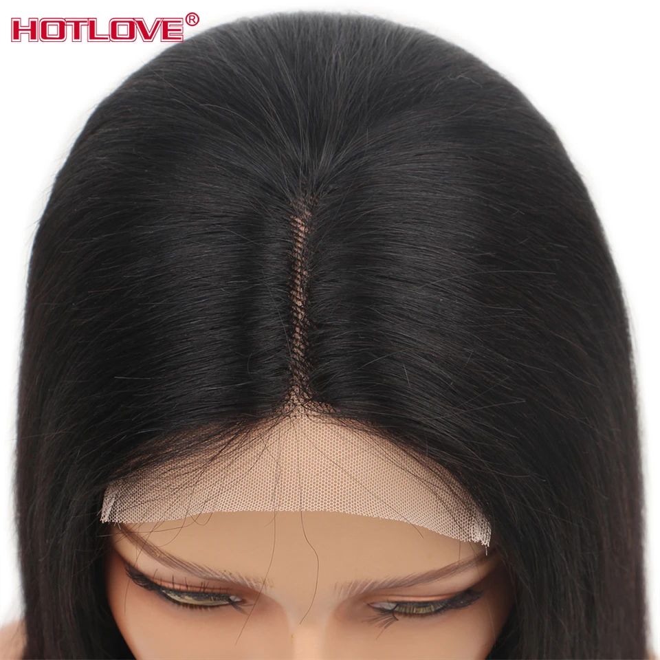 Short Bob Wig Bone Straight Human Hair Wigs for Black Women Pre-Plucked 5x5x1 Closure Wig Brazilian Hair Lace Wigs 150% Denisty